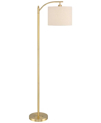 360 Lighting Rayna Modern Downbridge Floor Lamp Standing 61 1/2" Tall Warm Gold Metal Off
