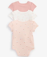 First Impressions Baby Girls Tiny Dancer Bodysuits, 3 Pack, Created for Macy's