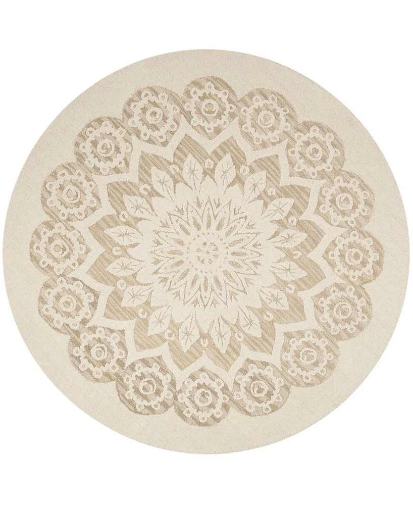 Safavieh Blossom I BLM108 6'x6' Round Area Rug