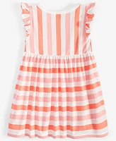 First Impressions Baby Girls Prairie Striped Knit Dress, Created for Macy's