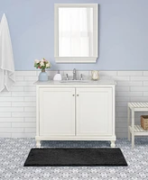 Laura Ashley Butter Chenille Bath Mat, 27" x 45"