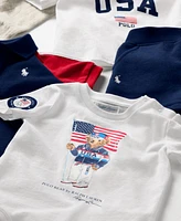 Polo Ralph Lauren Baby Boys Team Usa Jersey T-Shirt & Fleece Shorts, 2 Piece Set