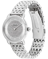 Coach Women's Silver Elliot Stainless Steel Watch 28mm