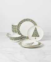 Kate Spade Evergreen 4-Piece Accent Plates