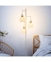 Teardrop 68" Led Floor Lamp with 3 Metal Shades