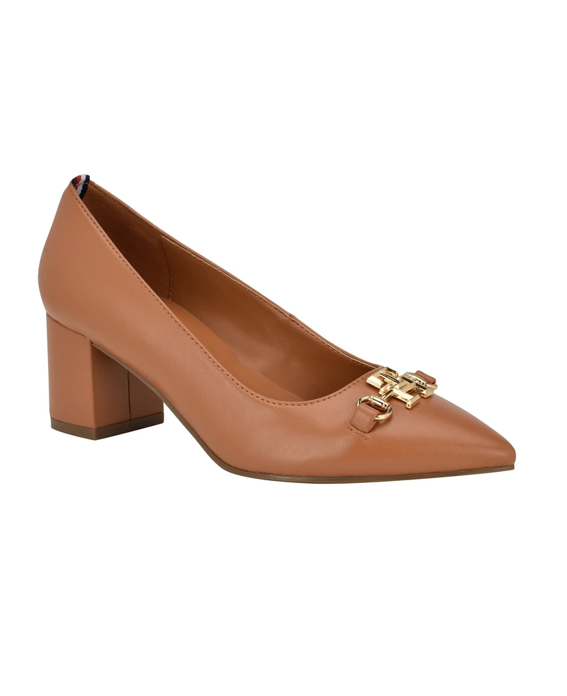 Tommy Hilfiger Women's Nanya Block Heel Classic Pumps