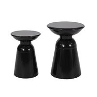 Sleek Outdoor Iron Side Table for Style and Functionality