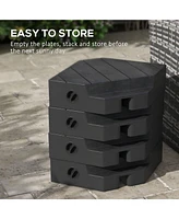 Streamdale Furniture 4-Pack Umbrella Stand Weights for 8'-10' Cantilever Umbrellas