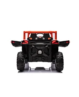 Streamdale Furniture Ride-On Car with Wireless Bluetooth, 2 Driving Modes, Swing Function, Led Lights, Remote Control