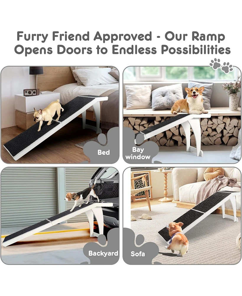 Streamdale Furniture Tall Pet Stairs Ultimate Comfort, Safety, and Style for Your Furry Friend