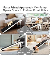 Simplie Fun Tall Pet Stairs Ultimate Comfort, Safety, and Style for Your Furry Friend