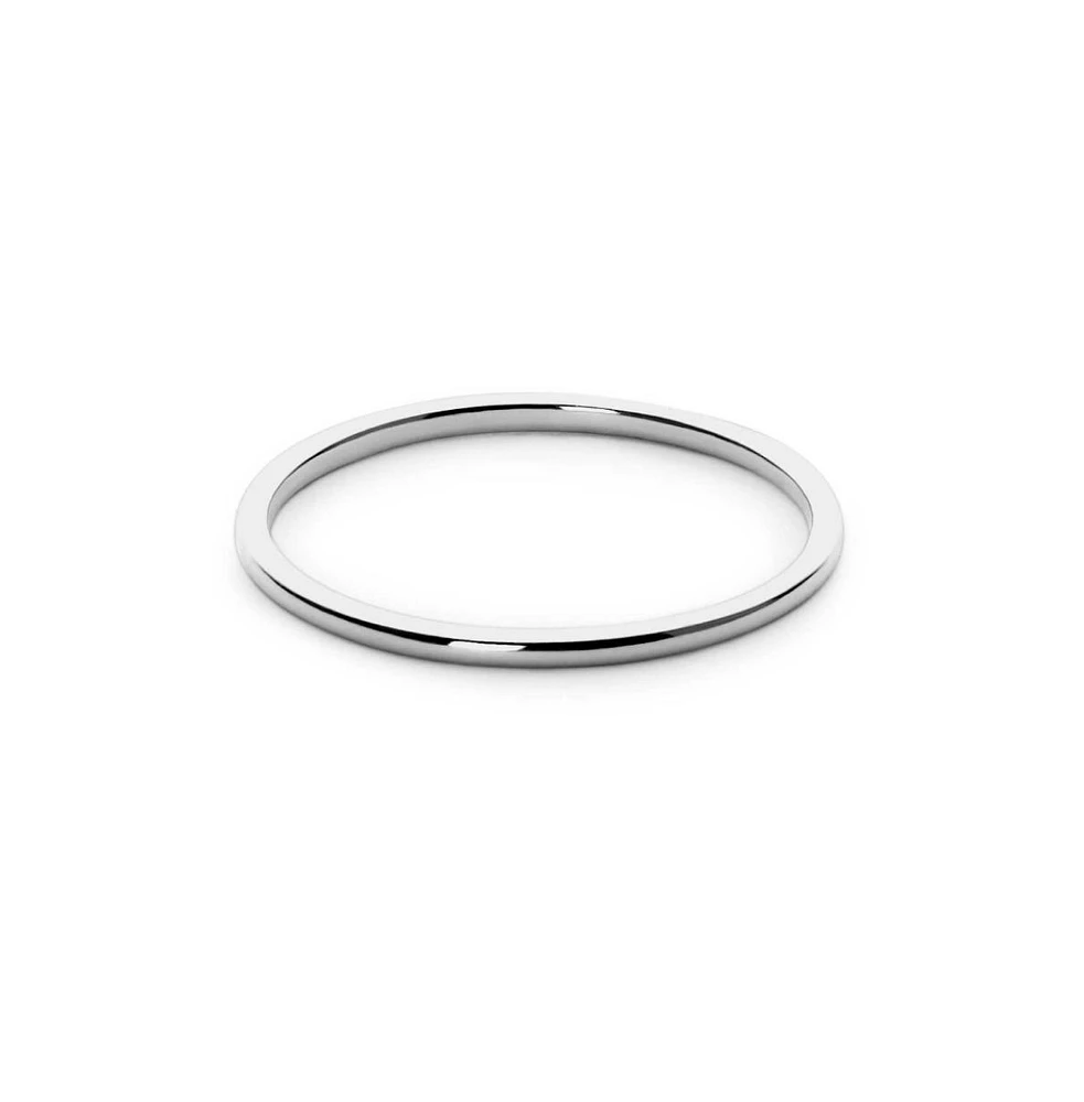 Ana Luisa Silver Band Ring - Stephanie