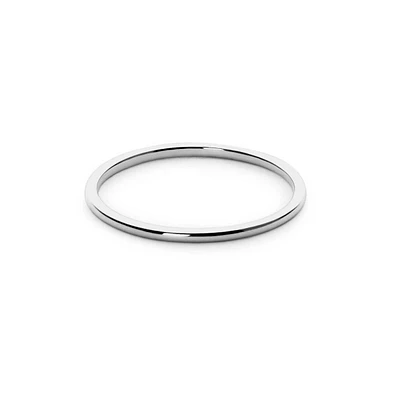 Ana Luisa Silver Band Ring - Stephanie