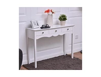 Slickblue 3-Drawers Hall Console Table for Entryway