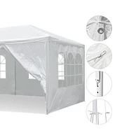 10' x 20' Party Wedding Tent Canopy Outdoor Heavy Duty Pavilion Cater Event White