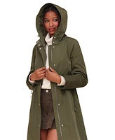 Avec Les Filles Women's Hooded Anorak Raincoat