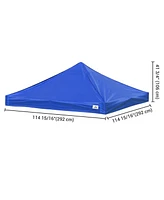 Yescom 9.6x9.6ft Canopy Replacement Top for 10ft Ez Tent Oxford Cover Outdoor