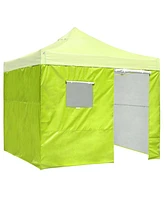InstaHibit 10x6.5 Ft Pop up Canopy Sidewall Kit Door Window Block Out 4 Pieces