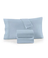 Charter Club Solid Flannel Cotton 4-Pc. Sheet Set, Full, Exclusively at Macy's
