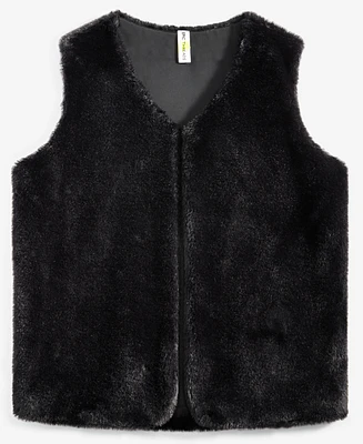 Epic Threads Girls Faux-Fur V-Neck Vest, Created for Macy's