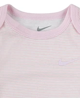 Nike Baby Boys or Girls Essentials Bodysuits, Pack of 3