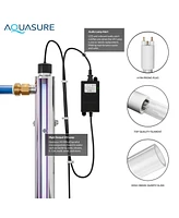 Aquasure Signature Elite 5-in-1 Whole House Water Treatment Bundle with 72,000 Grains Fine Mesh Resin Softener, Conditioner, Pre