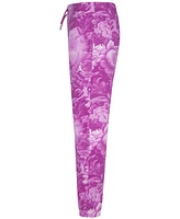 Jordan Big Girls Brooklyn Floral-Print Fleece Pants