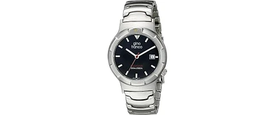 Gino Franco Men's Marina Round Dial Stainless Steel Bracelet Watch