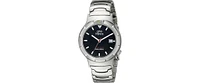 Gino Franco Men's Marina Round Dial Stainless Steel Bracelet Watch