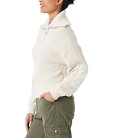 Bass Outdoor Women's Funnel-Neck Zippered Sweater