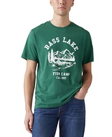 Levi's Men's Bass Lake Relaxed Fit Short Sleeve Crewneck Graphic T-Shirt