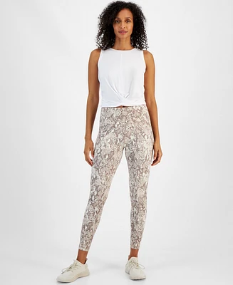 Id Ideology Women's Animal-Print 7/8 Leggings, Created for Macy's