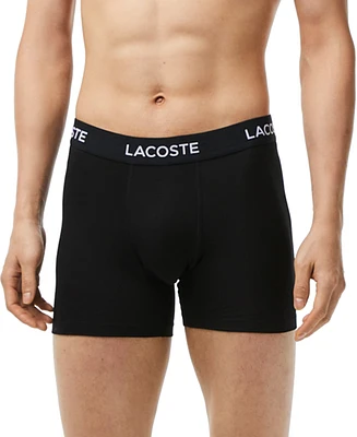 Lacoste Men's 5-Pack Regular-Fit Stretch Logo Band Boxer Briefs