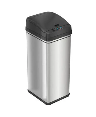 iTouchless Stainless Steel Sensor Trash Can with Pet-Proof Lid AbsorbX Odor Filter