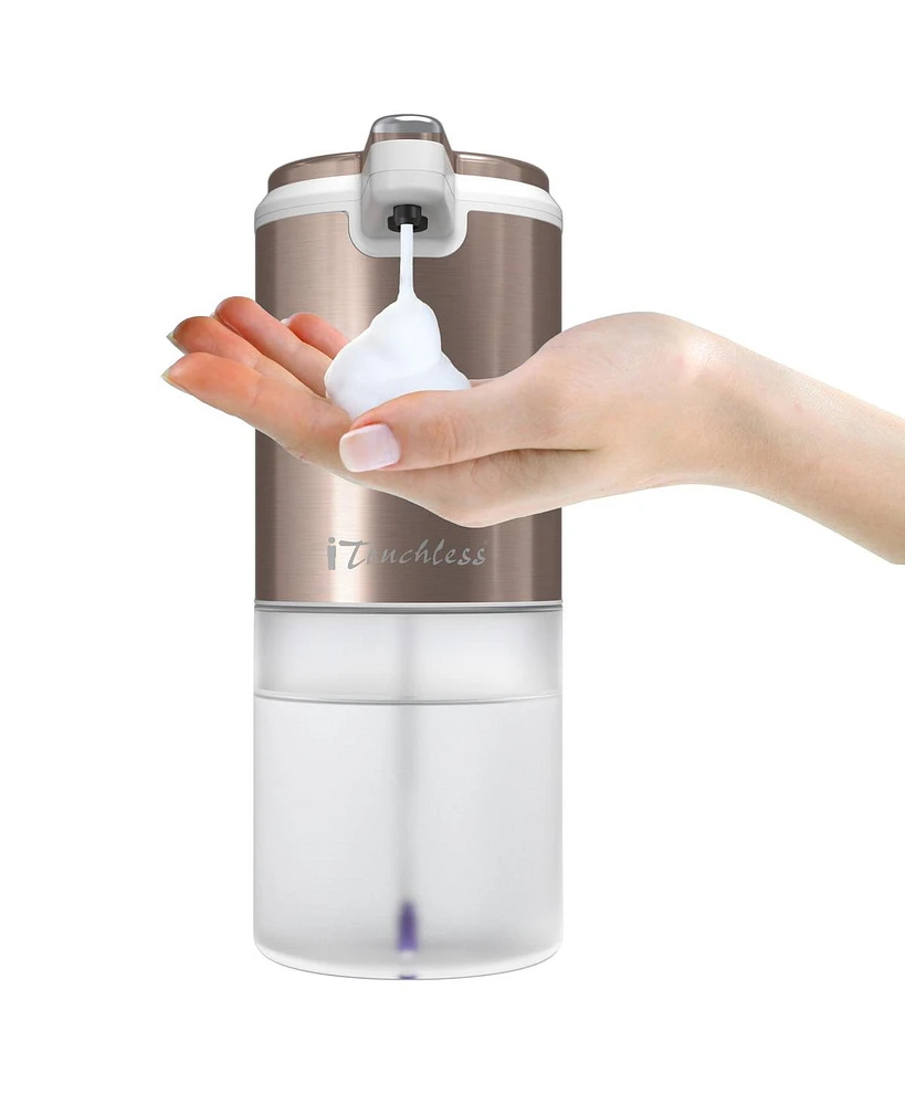 iTouchless Ultraclean Stainless Steel Sensor Foam Soap Dispenser 11 oz