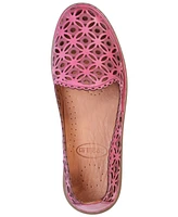 Cools 21 Women's Tumi Perforated Leather Flats