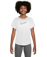 Nike Big Girls' One Fitted Dri-fit Short-Sleeve Top