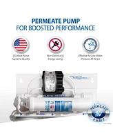 Apec Water Systems Ultimate Permeate Pumped Reverse Osmosis Water Systems for Drinking Water, for Low Pressure Homes