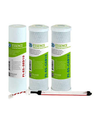 Apec Water Systems Apec Ro Replacement Filters Pre-filter Set for Essence 75 Gpd Roes-UV75 UV Reverse Osmosis Systems (Stages 1-3 and 5)