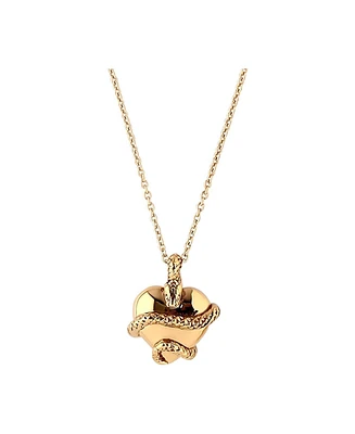 Astor & Orion Wise Heart Charm Necklace Gold