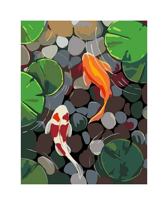 Artwille Paint by Number Kit Koi Pond - Assorted Pre