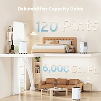 Waykar 120 Pint Energy Star Certified Dehumidifier For Basements & Extra Large Room