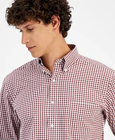 Club Room Men's Regular Fit Traveler Dress Shirt, Created for Macy's