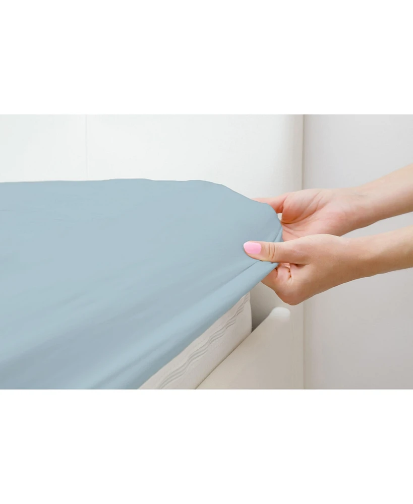 Superity Linen 100% Premium Cotton Fitted Sheet