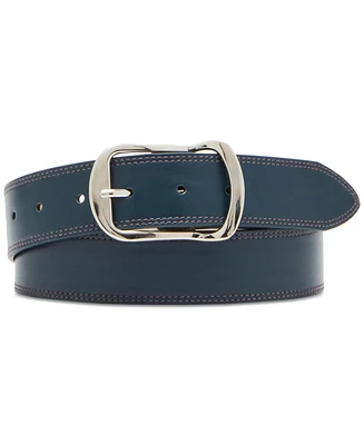 Steve Madden Women's Topstitched Faux-Leather Belt