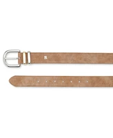 Steve Madden Women's Metal-Keeper Faux-Leather Belt