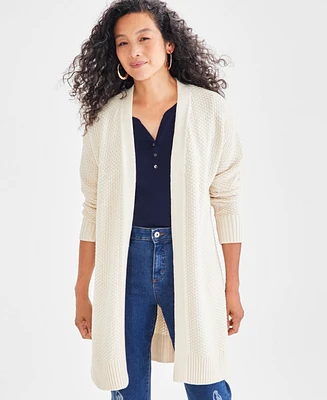 Style & Co Women's Open-Front Long-Sleeve Cardigan, Created for Macy's