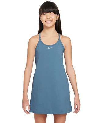 Nike Big Girls' Sportswear Logo Adjustable-Strap Tank Dress