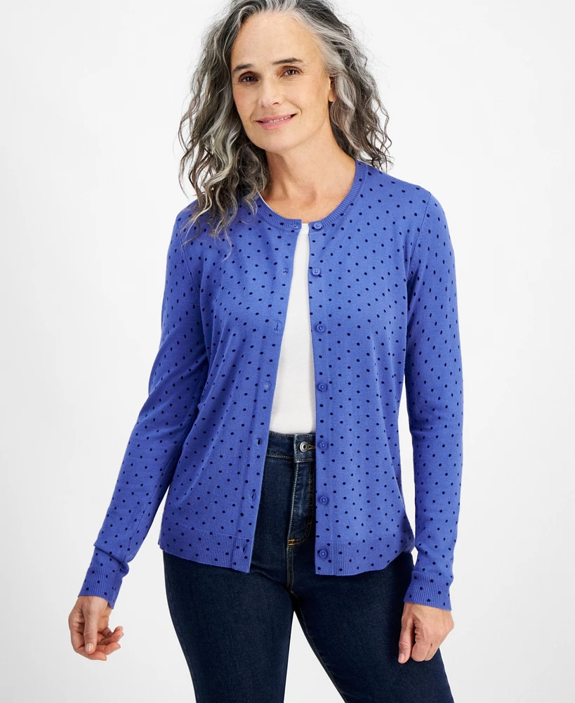 Style & Co Women's Button-Up Cardigan, Regular Petite