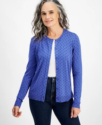 Style & Co Women's Button-Up Cardigan, Regular Petite